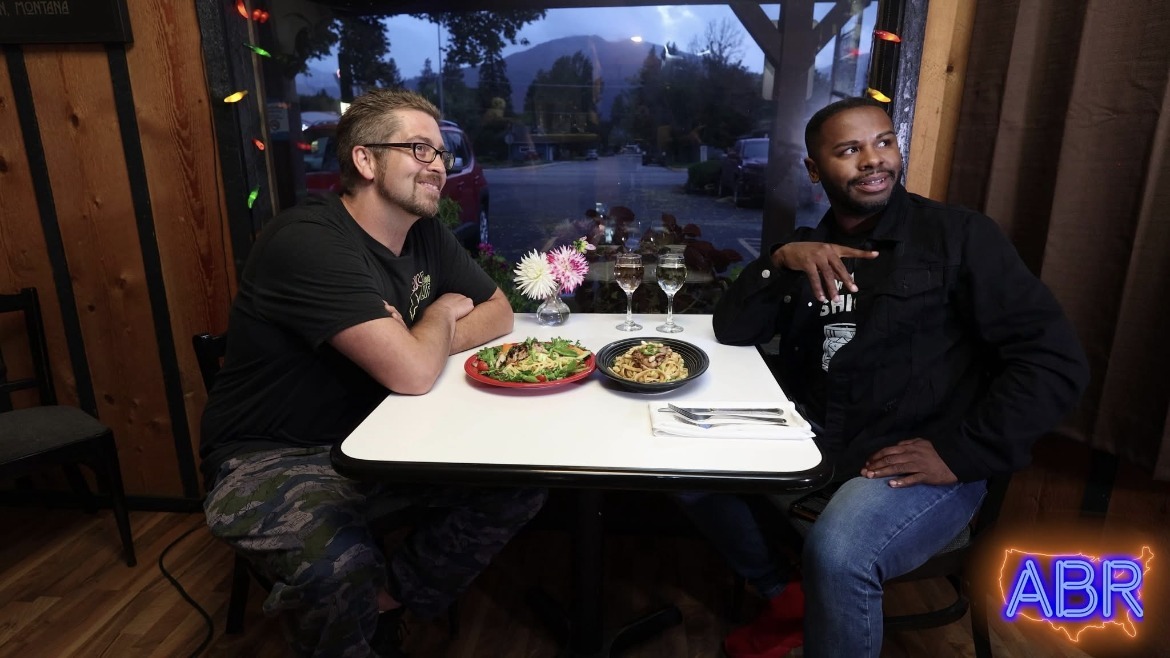 The America's Best Restaurants hosts at a table at Spice of Life